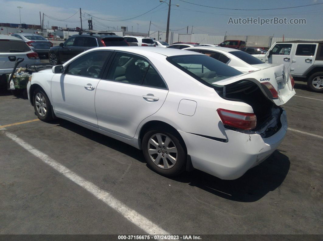 2009 Toyota Camry Xle V6 White vin: 4T1BK46K99U590039