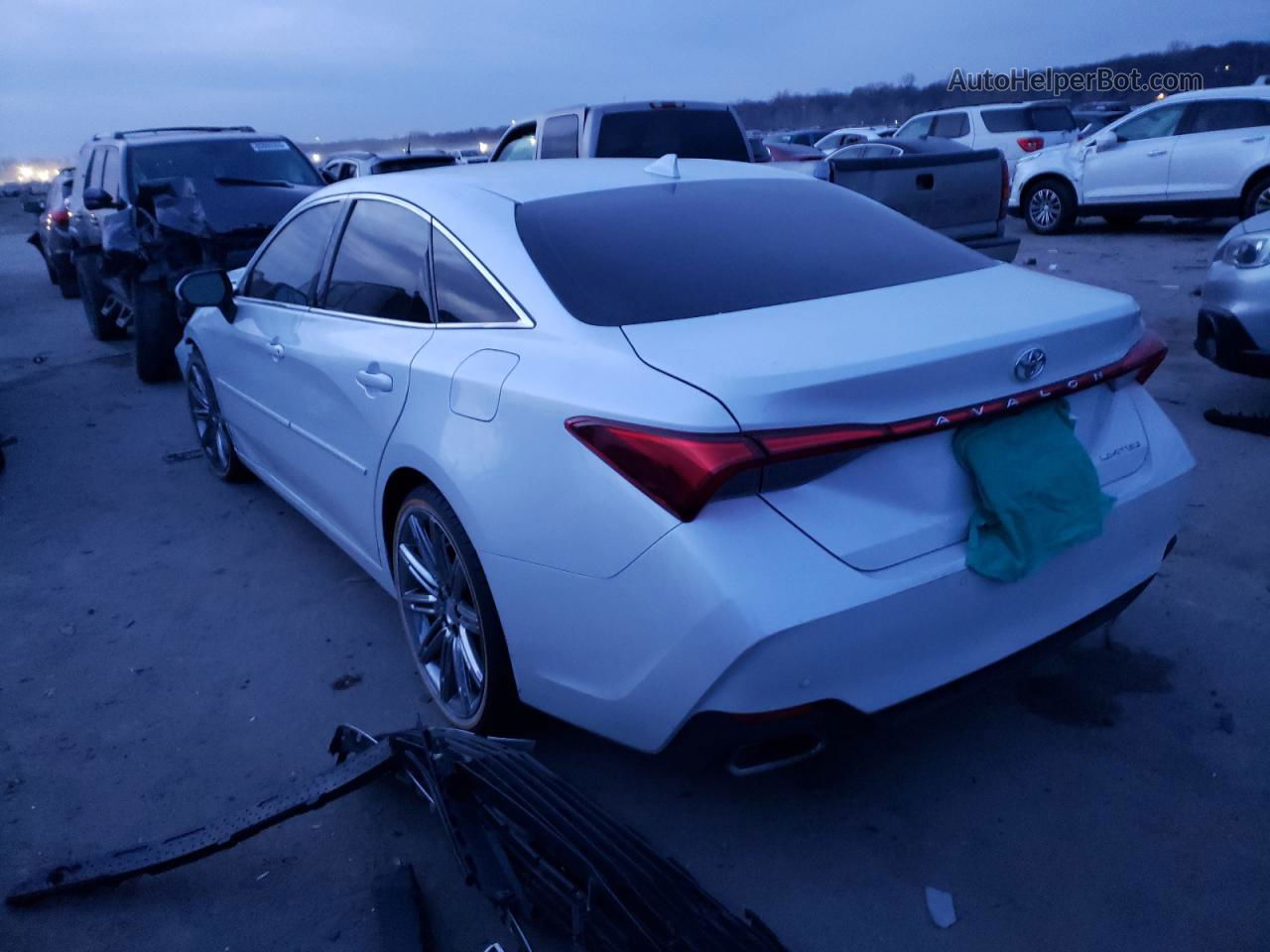 2019 Toyota Avalon Xle White vin: 4T1BZ1FB0KU032564