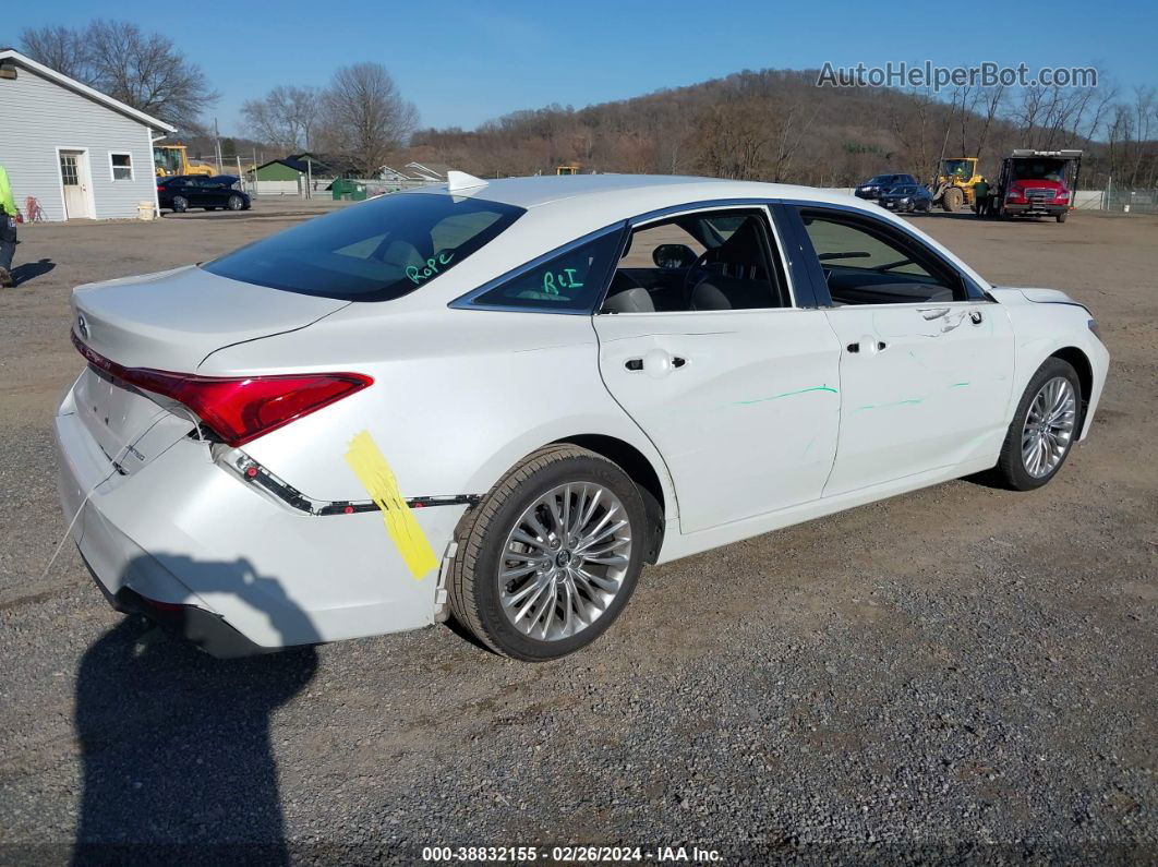 2019 Toyota Avalon Limited White vin: 4T1BZ1FB1KU015045