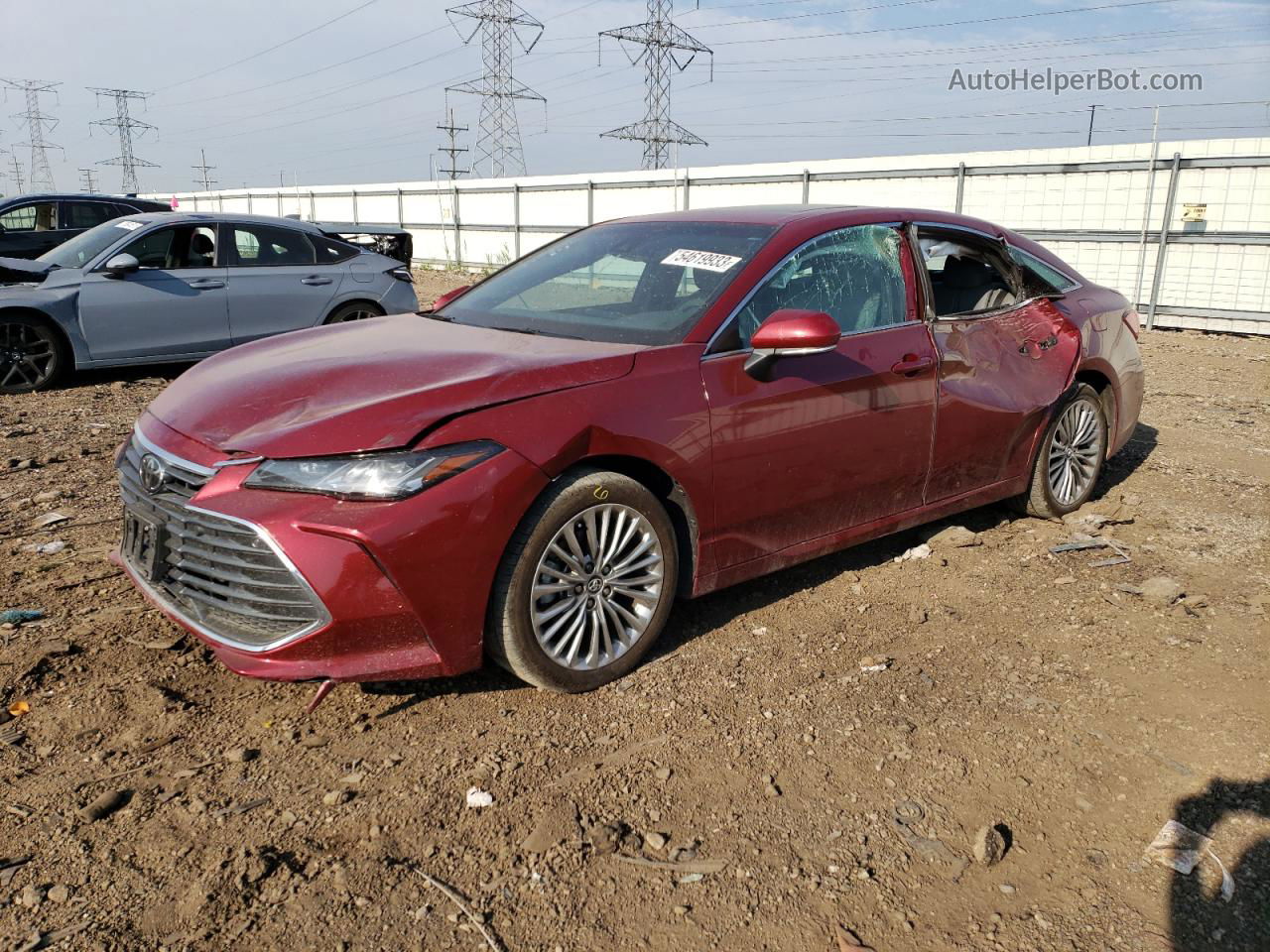 2019 Toyota Avalon Xle Красный vin: 4T1BZ1FB1KU017748