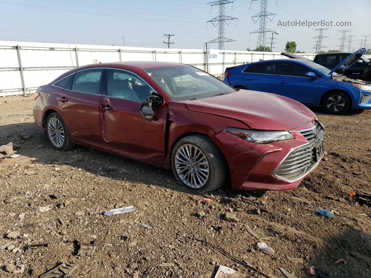 2019 Toyota Avalon Xle Красный vin: 4T1BZ1FB1KU017748