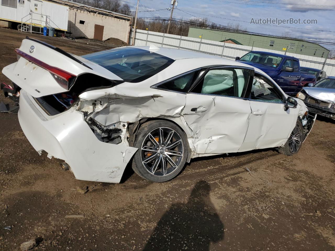 2019 Toyota Avalon Xle White vin: 4T1BZ1FB2KU001302