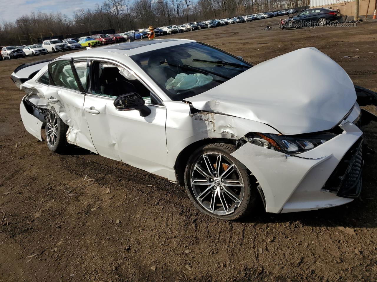 2019 Toyota Avalon Xle White vin: 4T1BZ1FB2KU001302