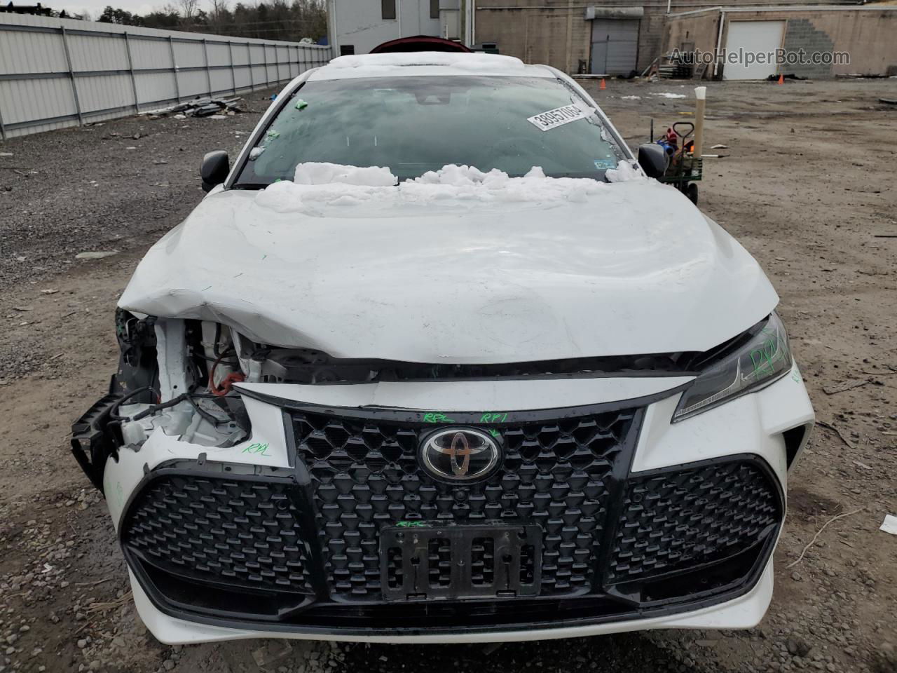 2019 Toyota Avalon Xle White vin: 4T1BZ1FB2KU006502