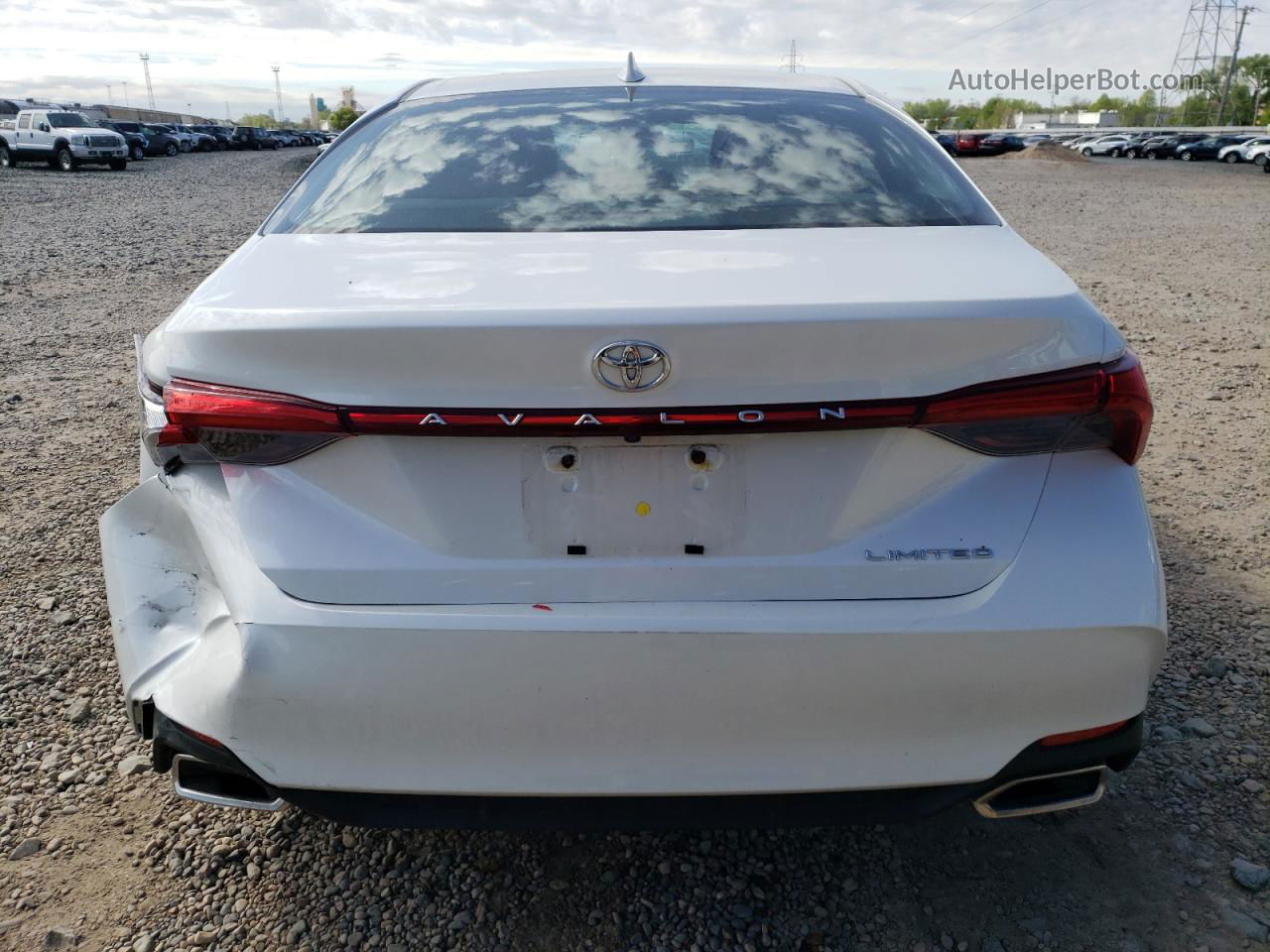 2019 Toyota Avalon Xle White vin: 4T1BZ1FB2KU017399