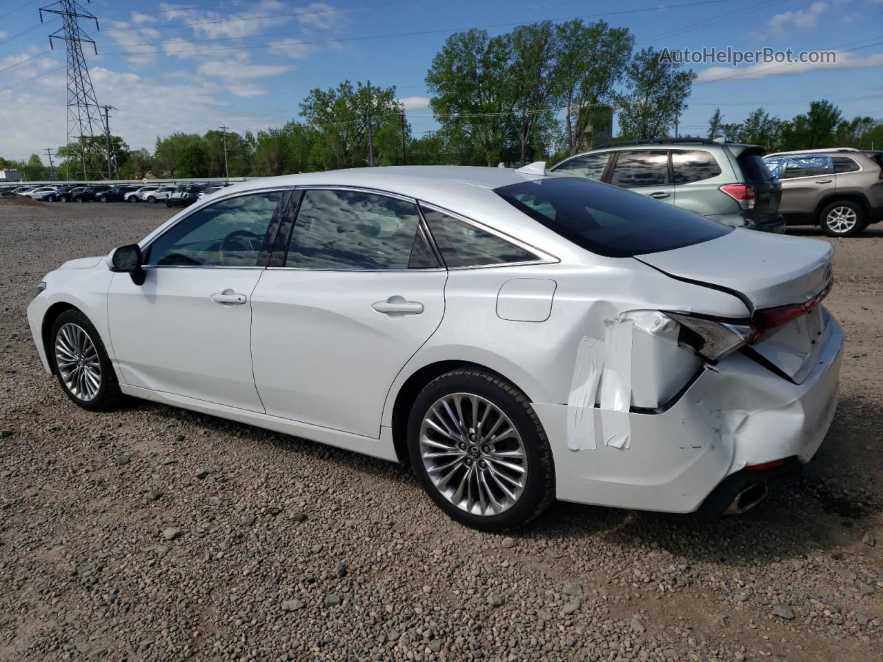 2019 Toyota Avalon Xle White vin: 4T1BZ1FB2KU017399