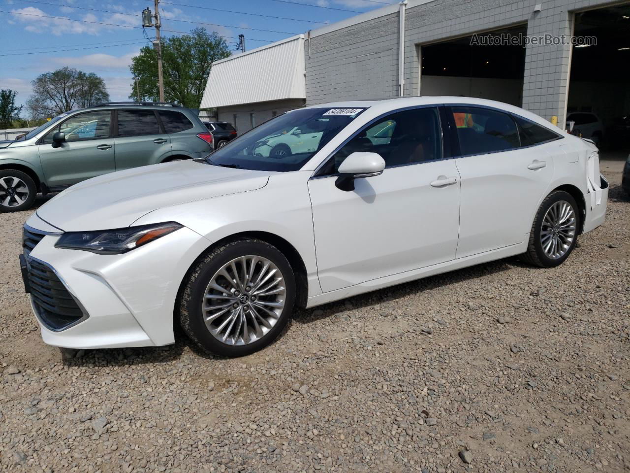 2019 Toyota Avalon Xle White vin: 4T1BZ1FB2KU017399