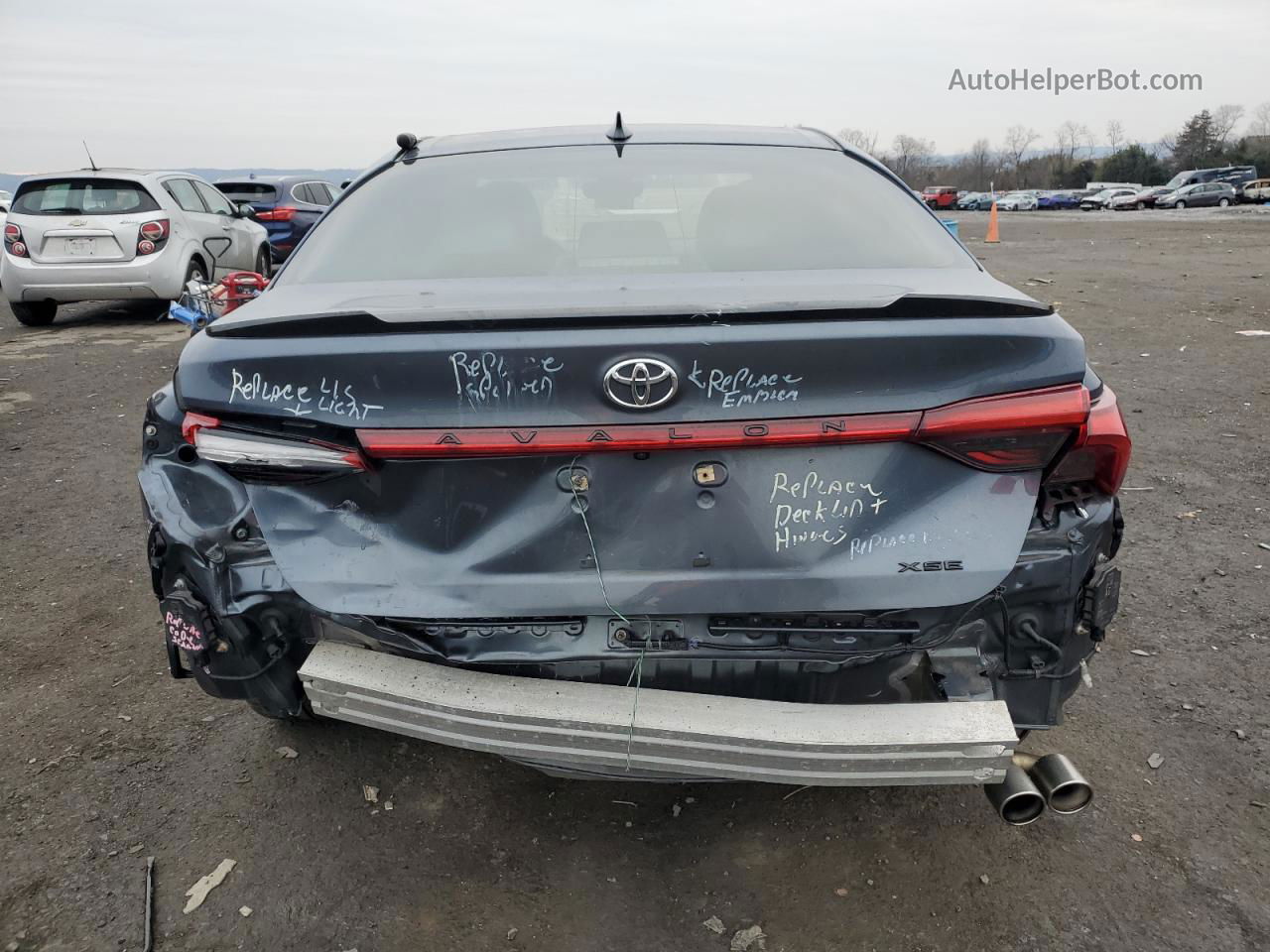 2019 Toyota Avalon Xle Gray vin: 4T1BZ1FB3KU018948