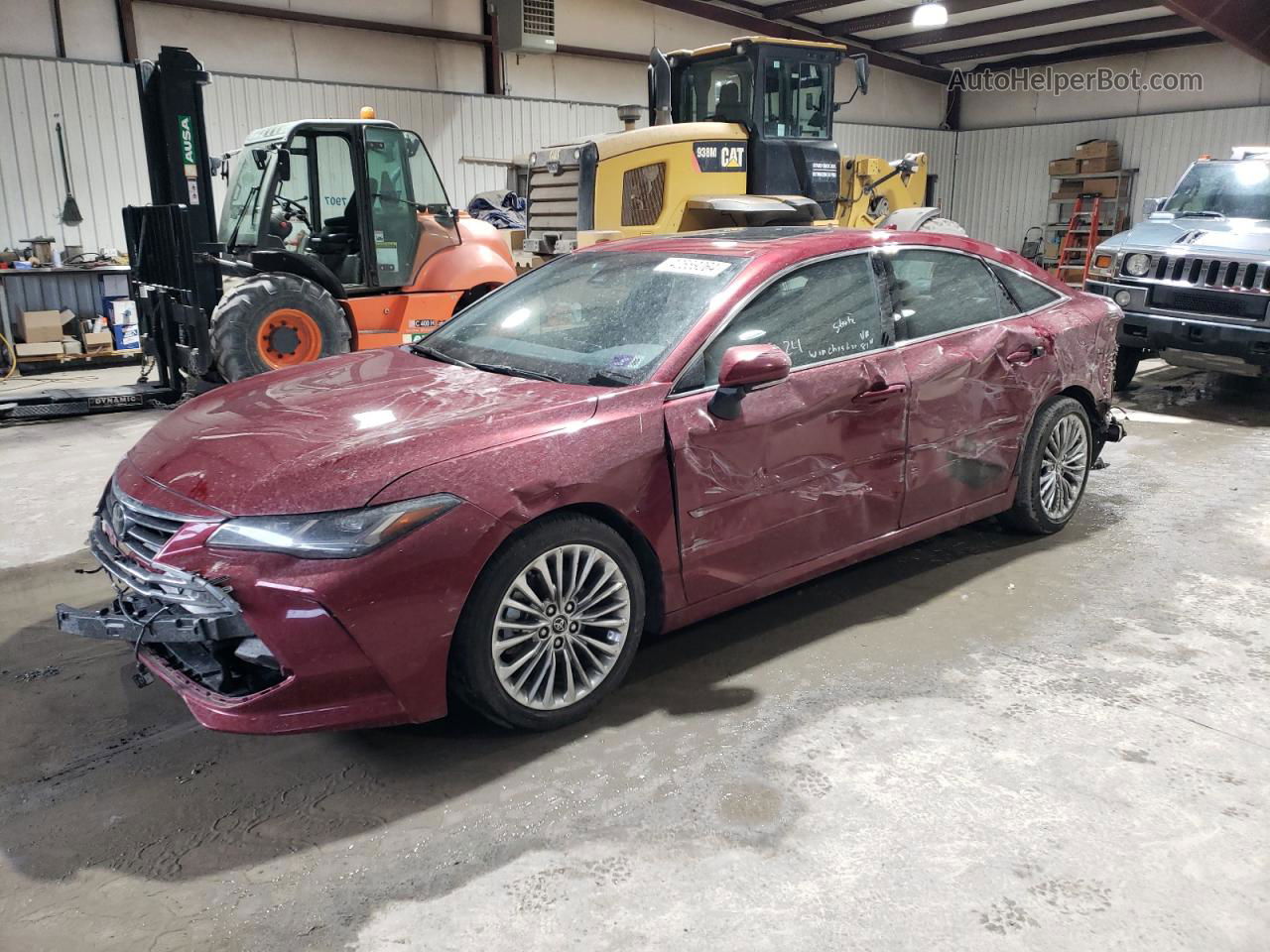 2019 Toyota Avalon Xle Burgundy vin: 4T1BZ1FB3KU032848