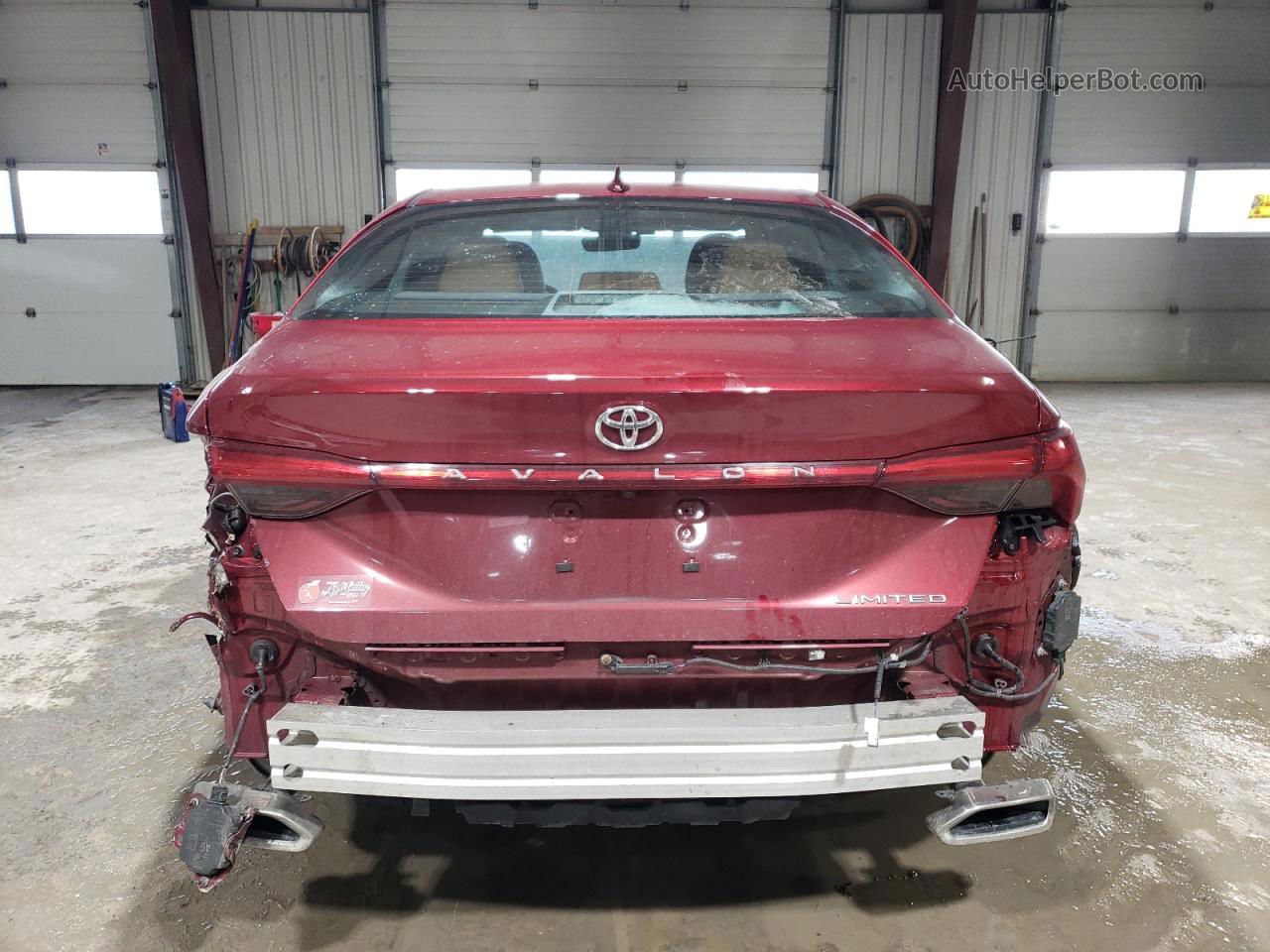 2019 Toyota Avalon Xle Burgundy vin: 4T1BZ1FB3KU032848