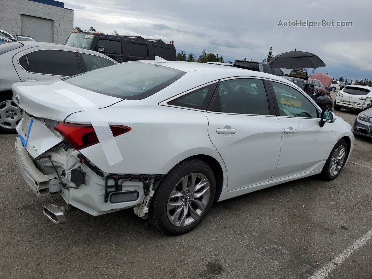 2019 Toyota Avalon Xle White vin: 4T1BZ1FB4KU005061