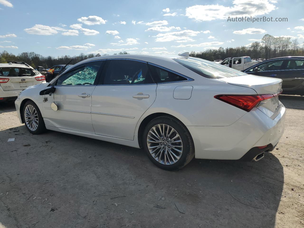 2019 Toyota Avalon Xle White vin: 4T1BZ1FB4KU014424