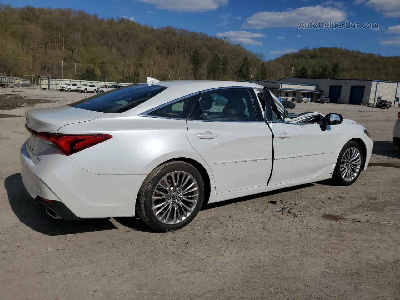 2019 Toyota Avalon Xle White vin: 4T1BZ1FB4KU014424