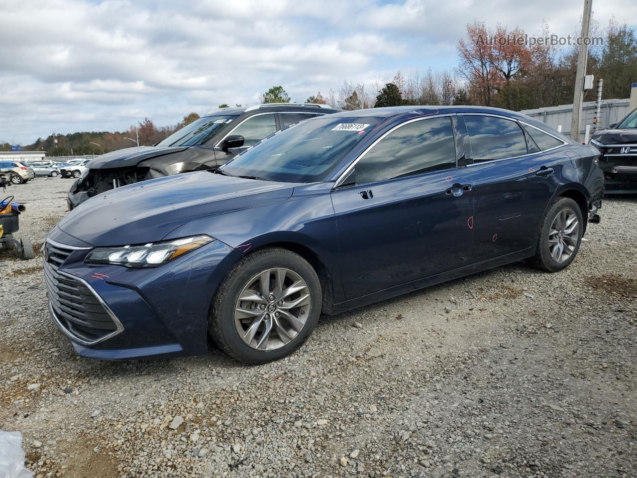 2019 Toyota Avalon Xle Синий vin: 4T1BZ1FB4KU038044