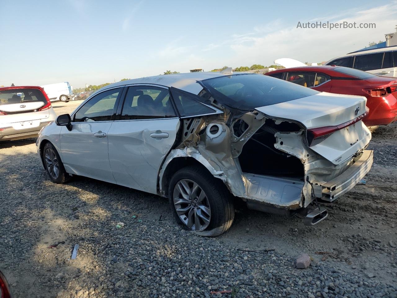 2019 Toyota Avalon Xle White vin: 4T1BZ1FB5KU004078