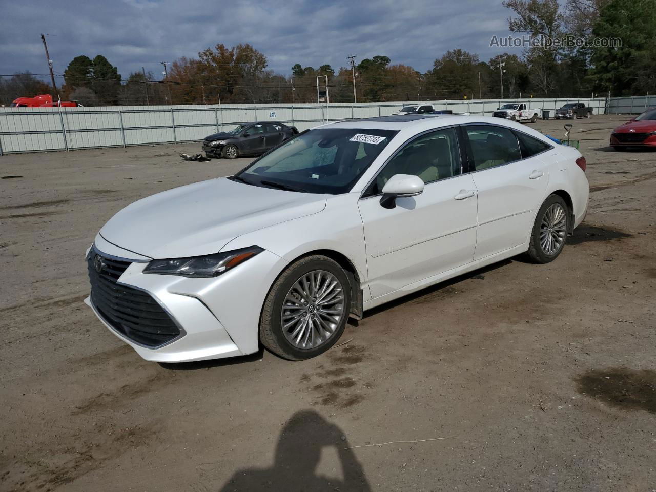 2019 Toyota Avalon Xle White vin: 4T1BZ1FB5KU023729