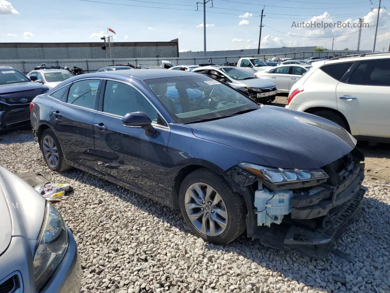 2019 Toyota Avalon Xle Синий vin: 4T1BZ1FB5KU035122