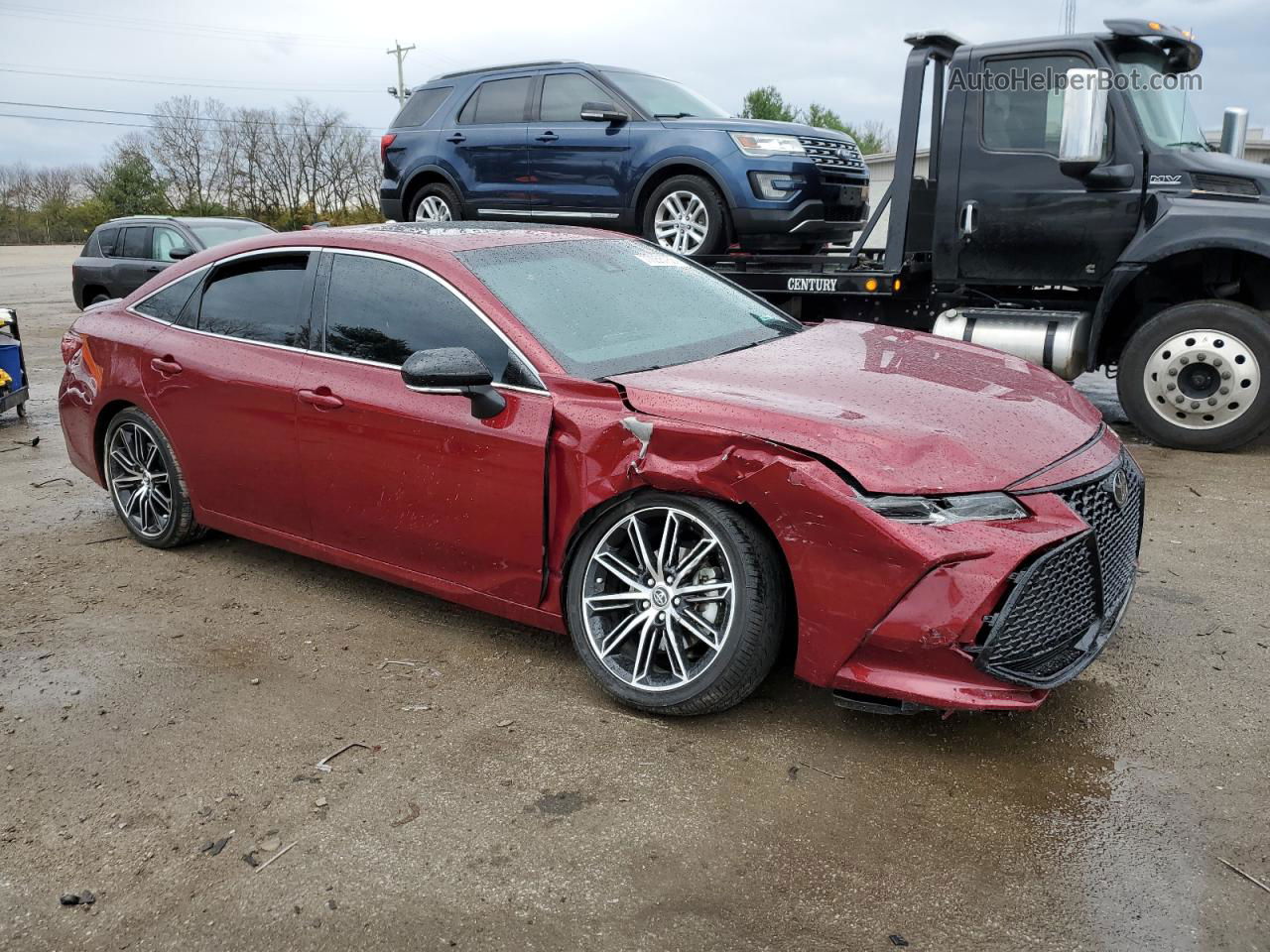 2019 Toyota Avalon Xle Красный vin: 4T1BZ1FB6KU007054