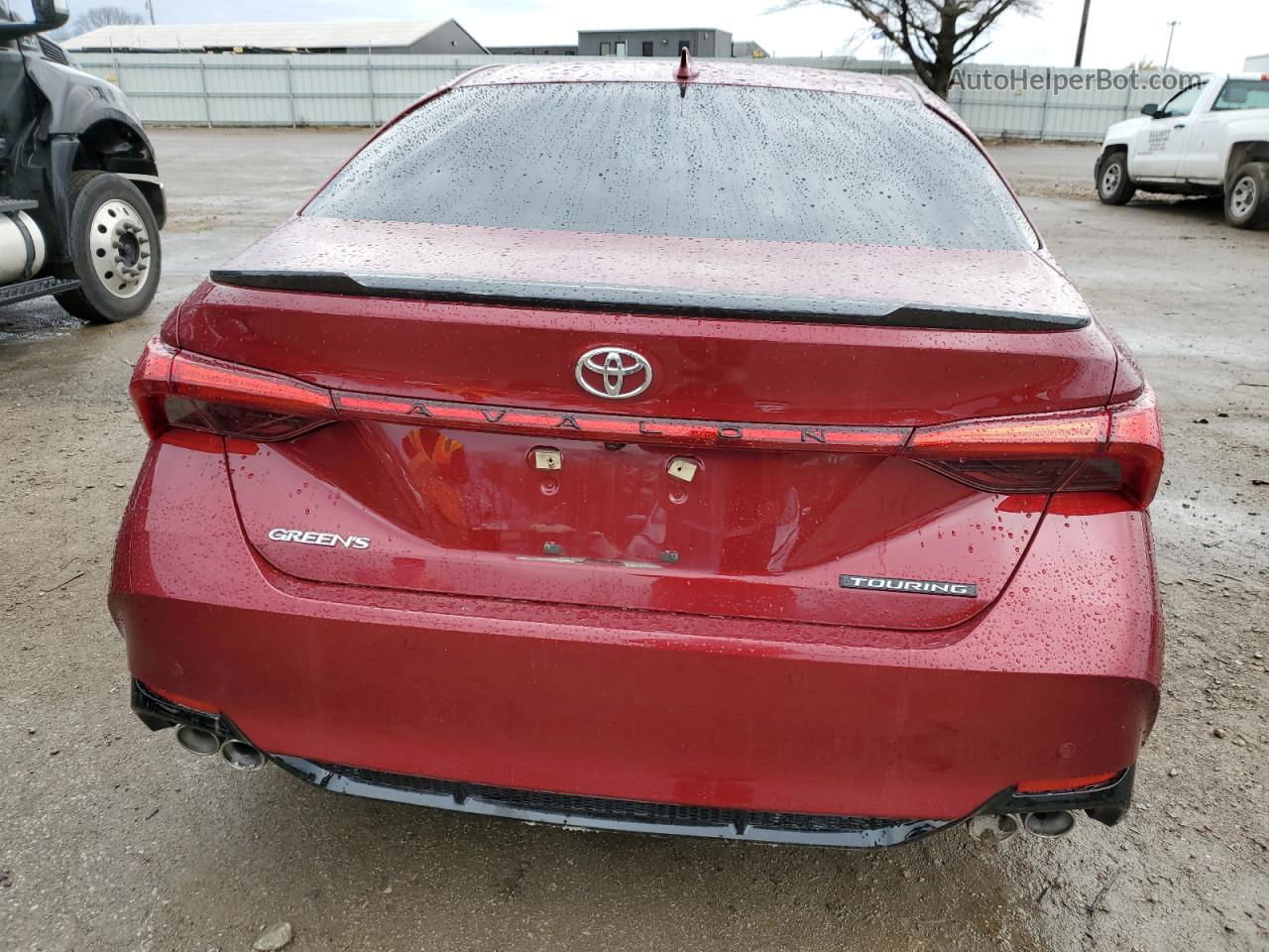 2019 Toyota Avalon Xle Red vin: 4T1BZ1FB6KU007054