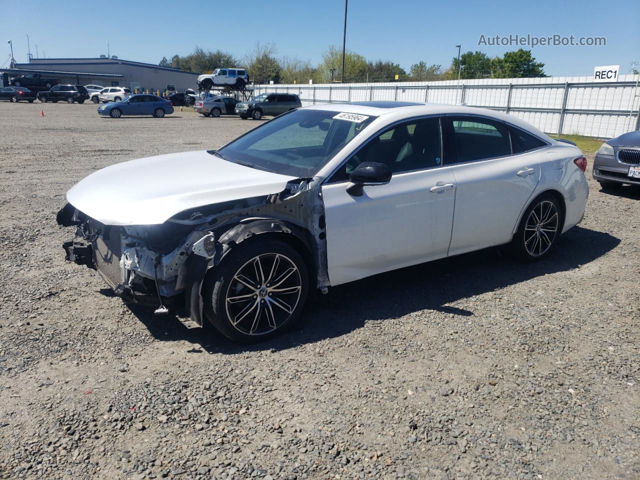 2019 Toyota Avalon Xle White vin: 4T1BZ1FB6KU033590