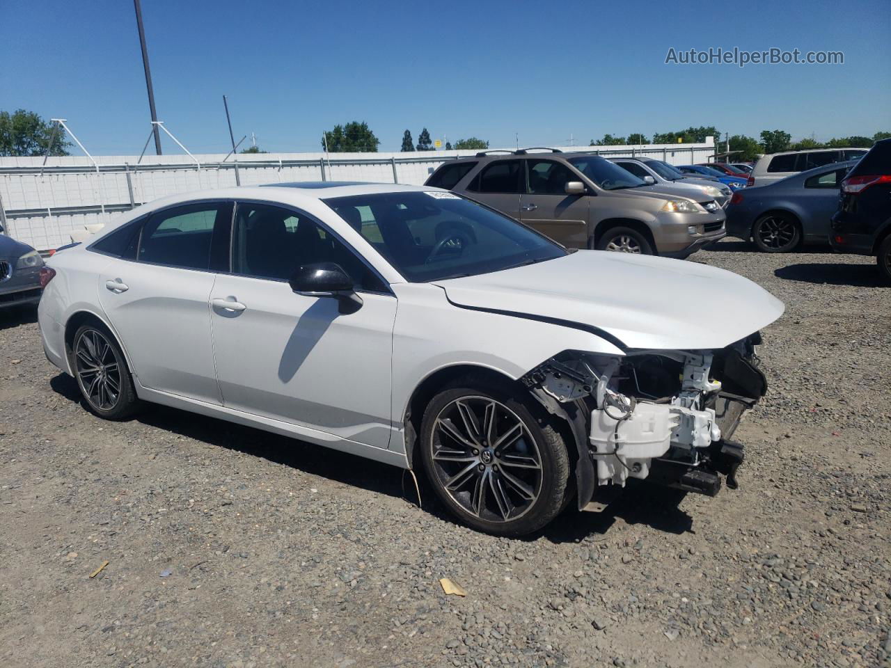 2019 Toyota Avalon Xle White vin: 4T1BZ1FB6KU033590