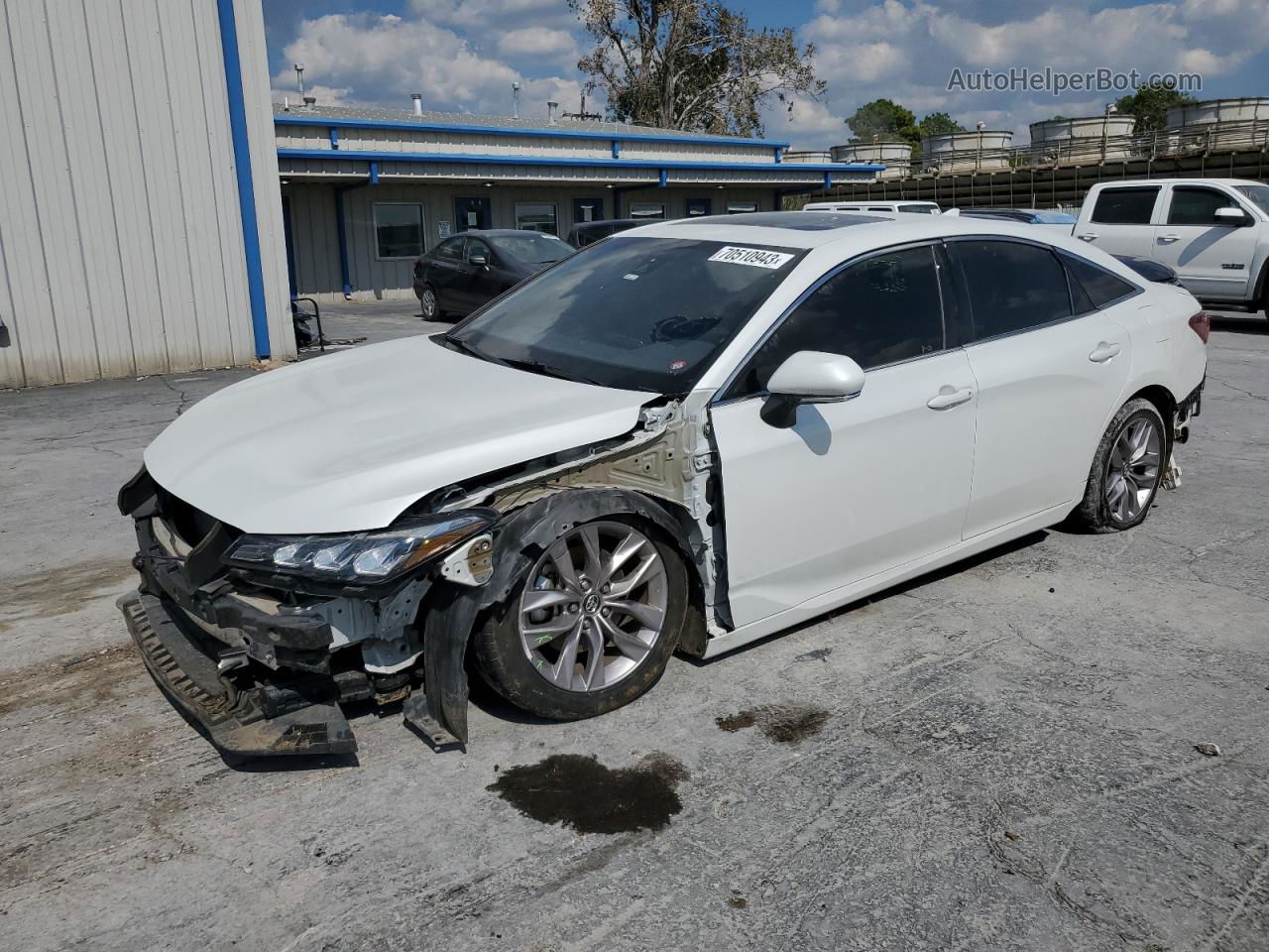 2019 Toyota Avalon Xle White vin: 4T1BZ1FB7KU001831