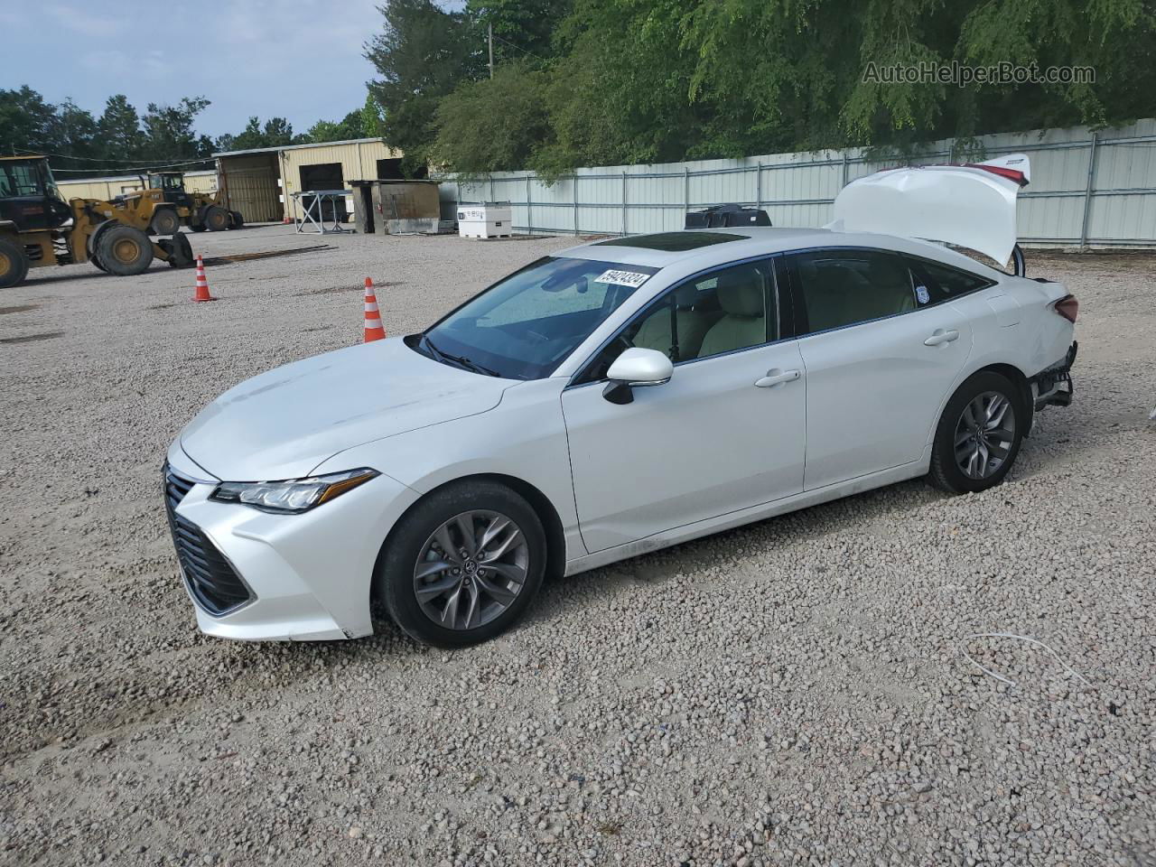 2019 Toyota Avalon Xle White vin: 4T1BZ1FB7KU014272