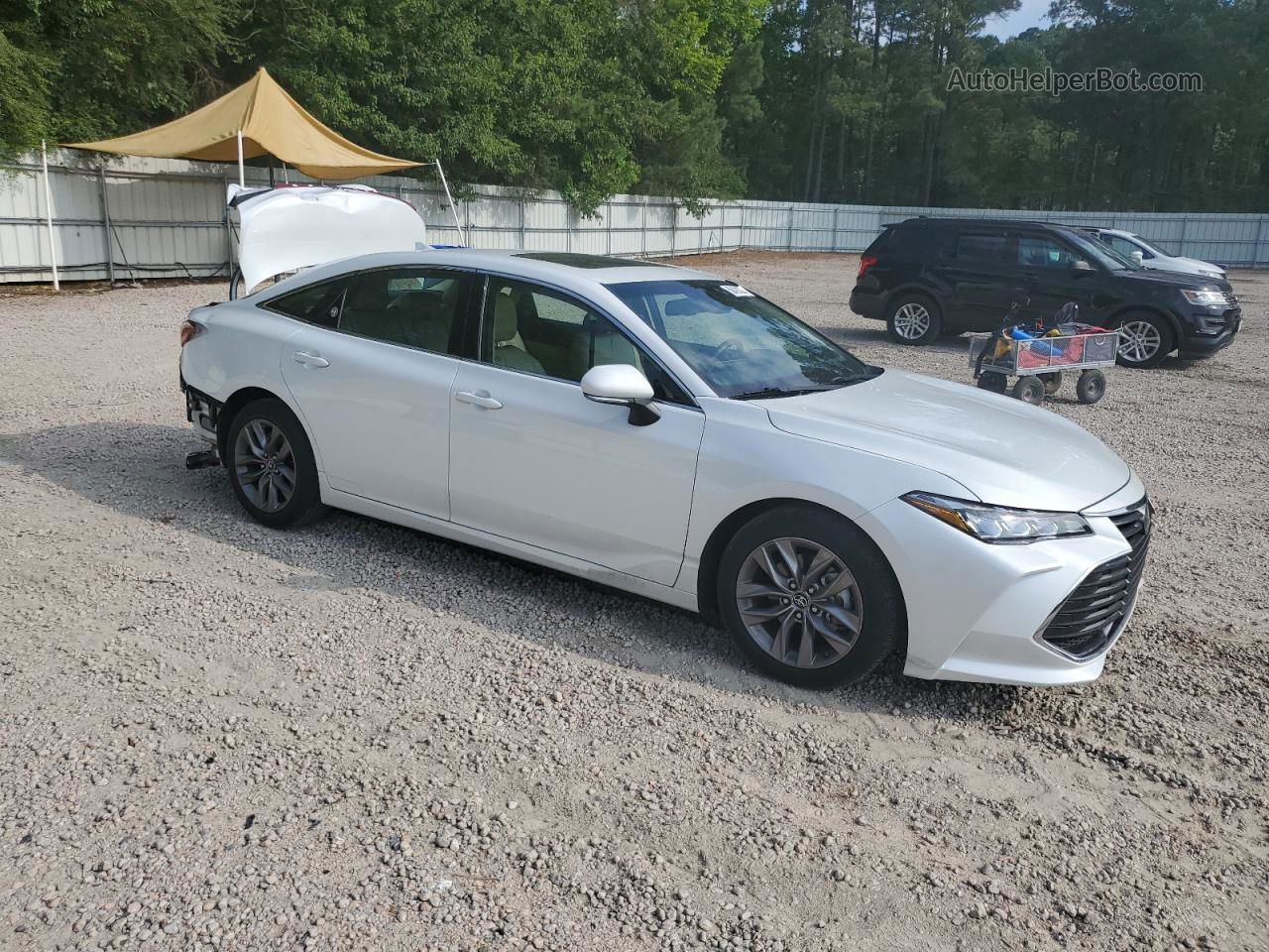 2019 Toyota Avalon Xle White vin: 4T1BZ1FB7KU014272