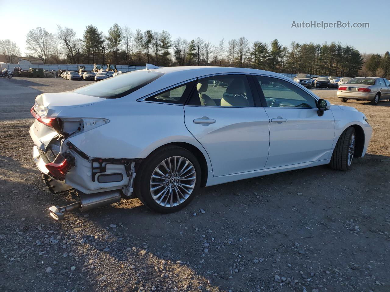 2019 Toyota Avalon Xle White vin: 4T1BZ1FB7KU030682