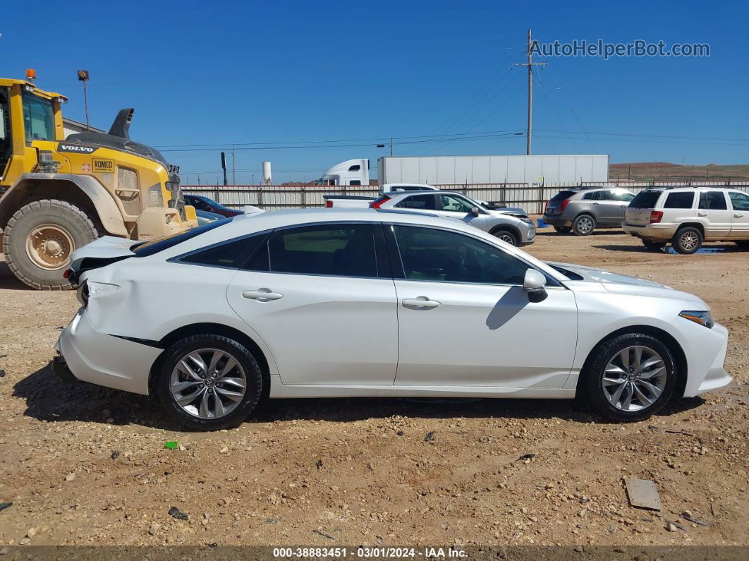 2019 Toyota Avalon Xle White vin: 4T1BZ1FB7KU035901