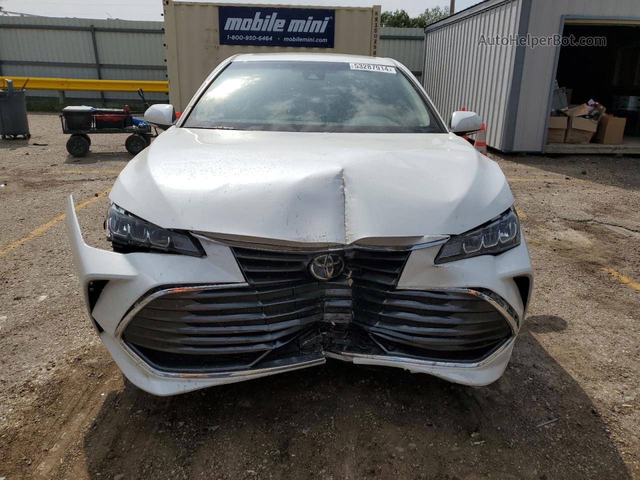 2019 Toyota Avalon Xle White vin: 4T1BZ1FB7KU036739