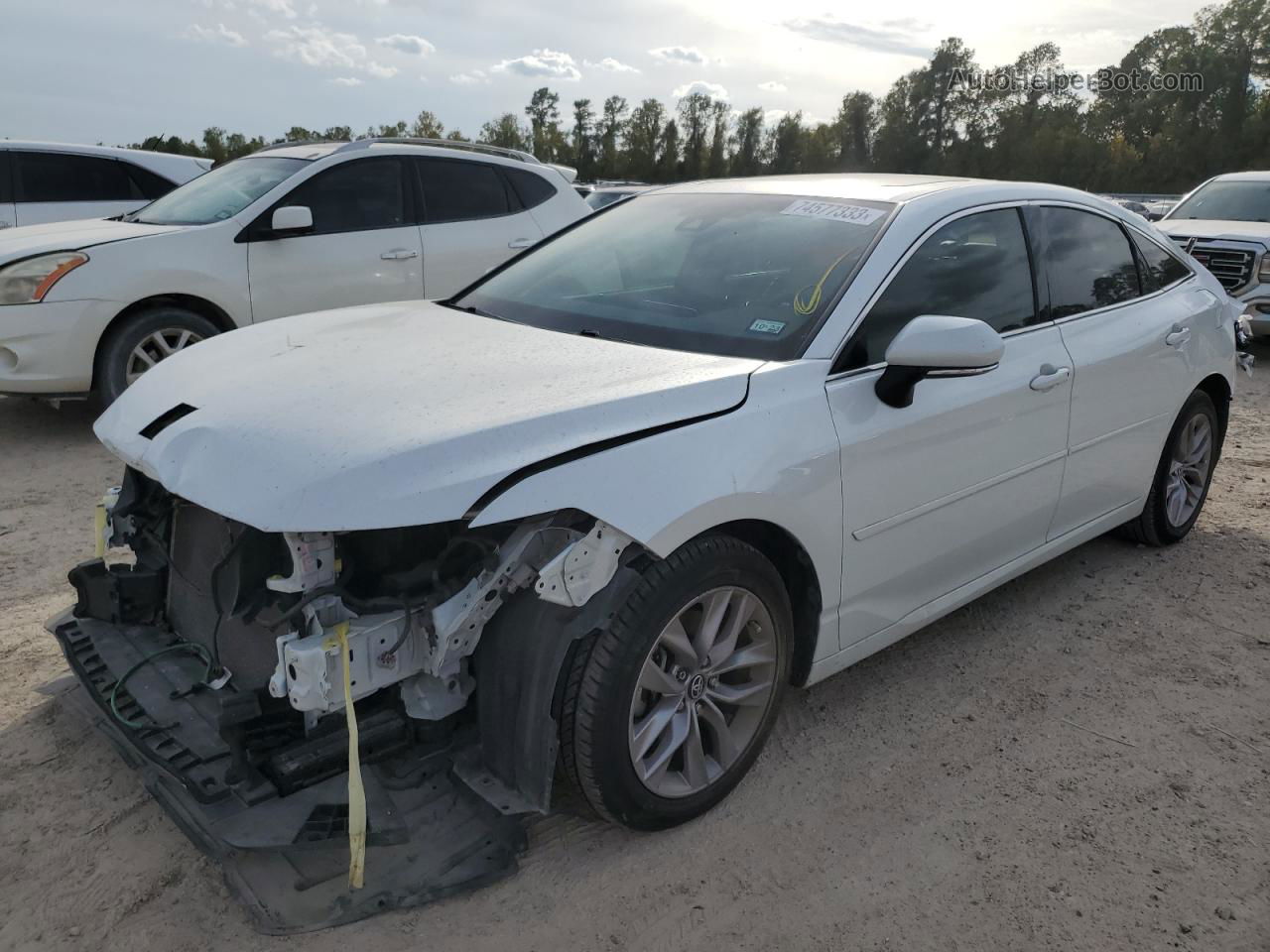 2019 Toyota Avalon Xle White vin: 4T1BZ1FB8KU002714