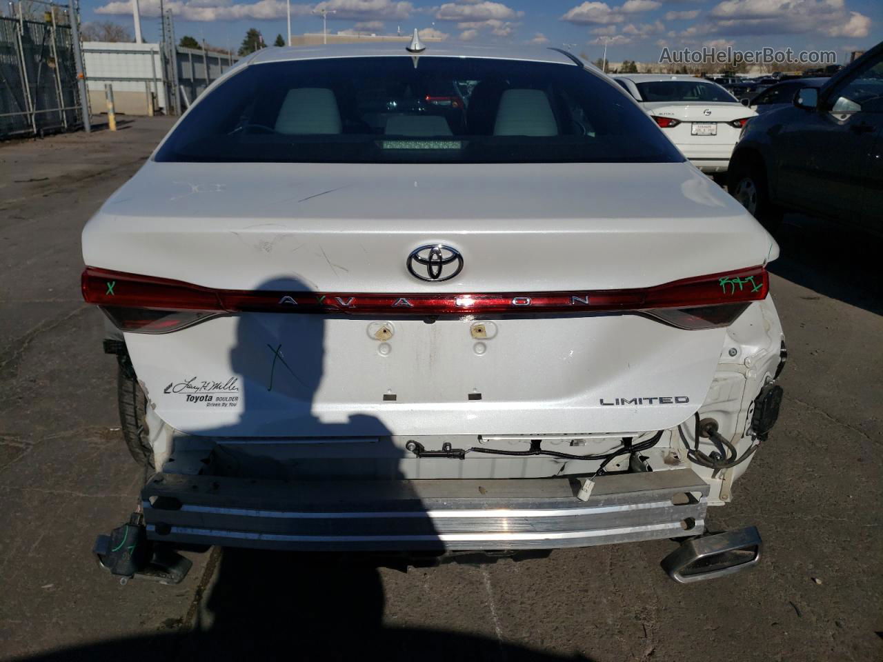 2019 Toyota Avalon Xle White vin: 4T1BZ1FB8KU006049