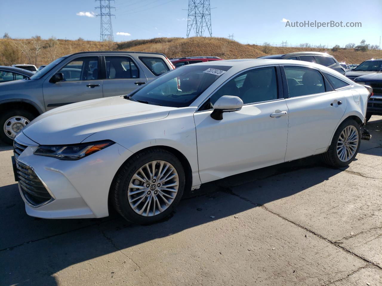 2019 Toyota Avalon Xle White vin: 4T1BZ1FB8KU006049