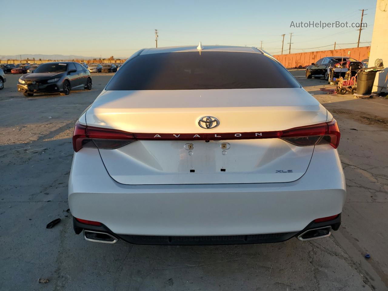 2019 Toyota Avalon Xle White vin: 4T1BZ1FB8KU012272