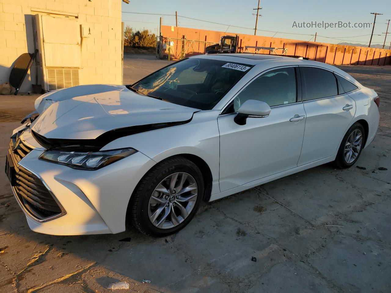 2019 Toyota Avalon Xle White vin: 4T1BZ1FB8KU012272