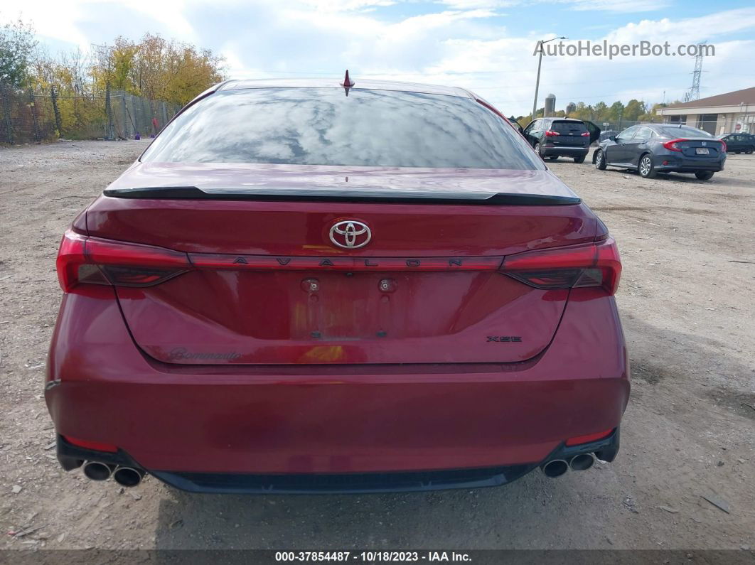 2019 Toyota Avalon Xle/touring/limited/xse Red vin: 4T1BZ1FB9KU004939