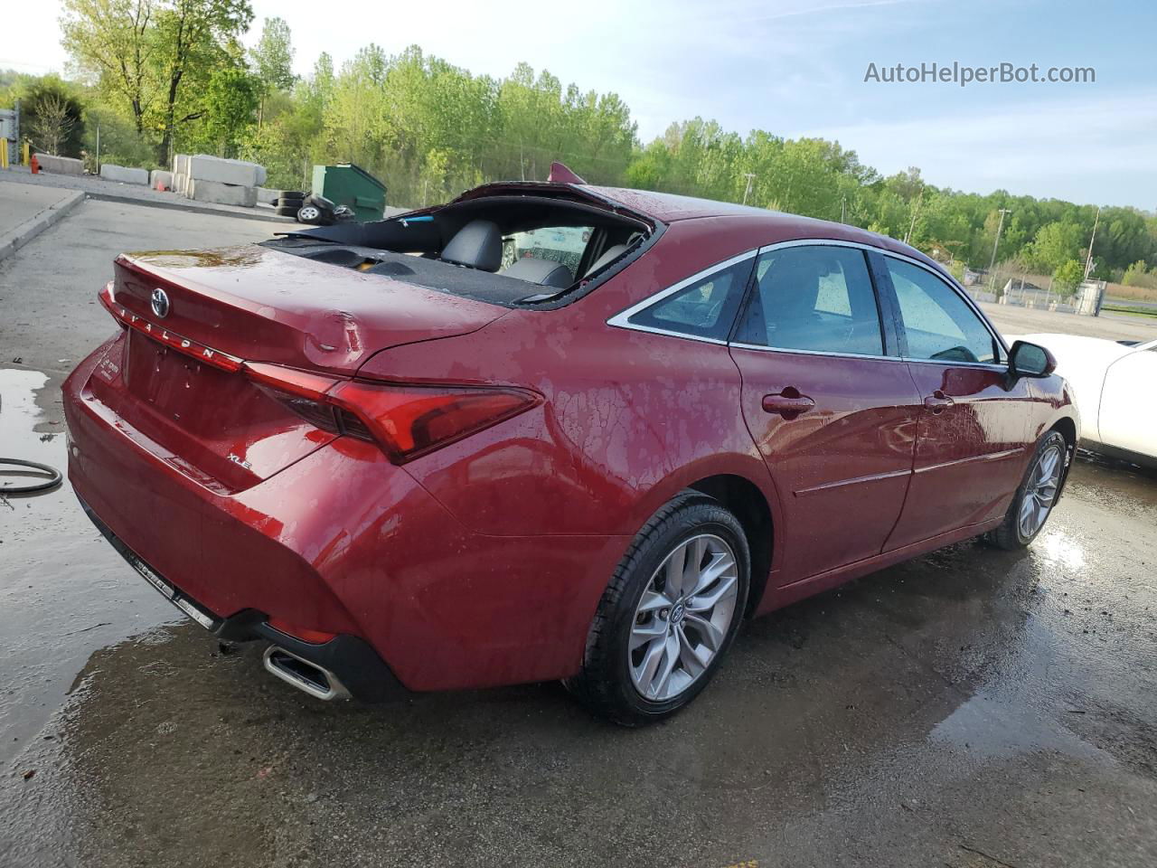 2019 Toyota Avalon Xle Бордовый vin: 4T1BZ1FBXKU004061