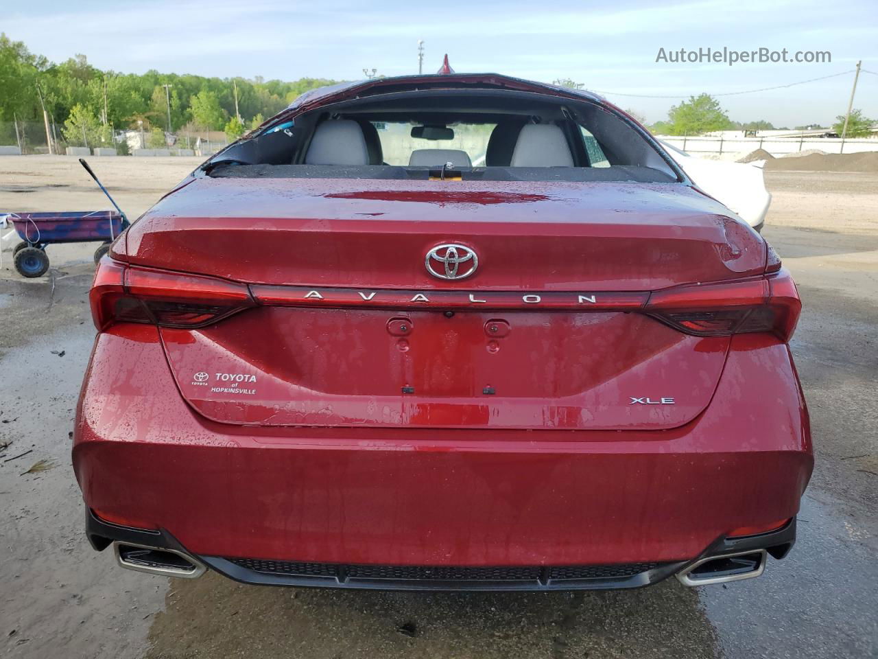 2019 Toyota Avalon Xle Burgundy vin: 4T1BZ1FBXKU004061