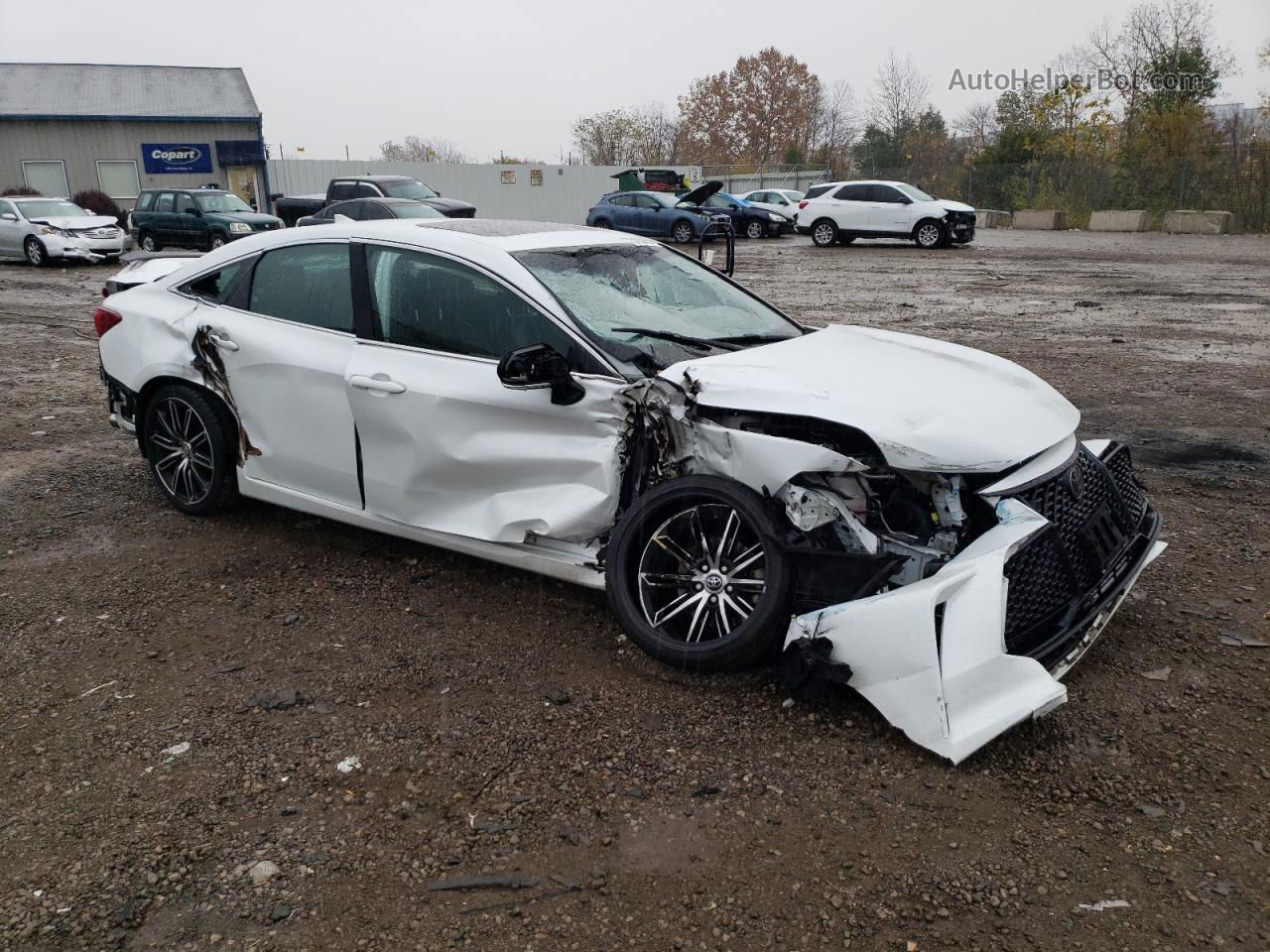 2019 Toyota Avalon Xle White vin: 4T1BZ1FBXKU008207