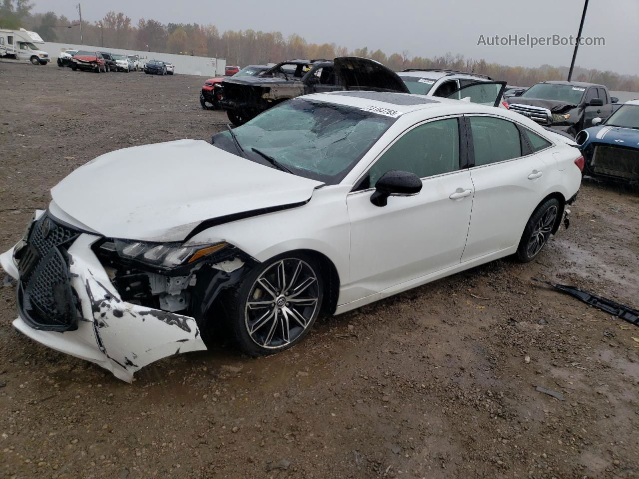 2019 Toyota Avalon Xle White vin: 4T1BZ1FBXKU008207