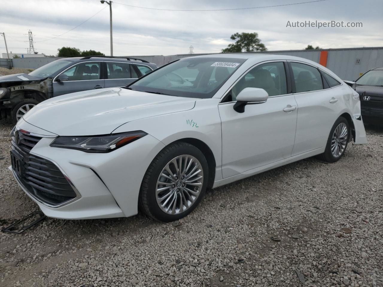 2019 Toyota Avalon Xle White vin: 4T1BZ1FBXKU020535