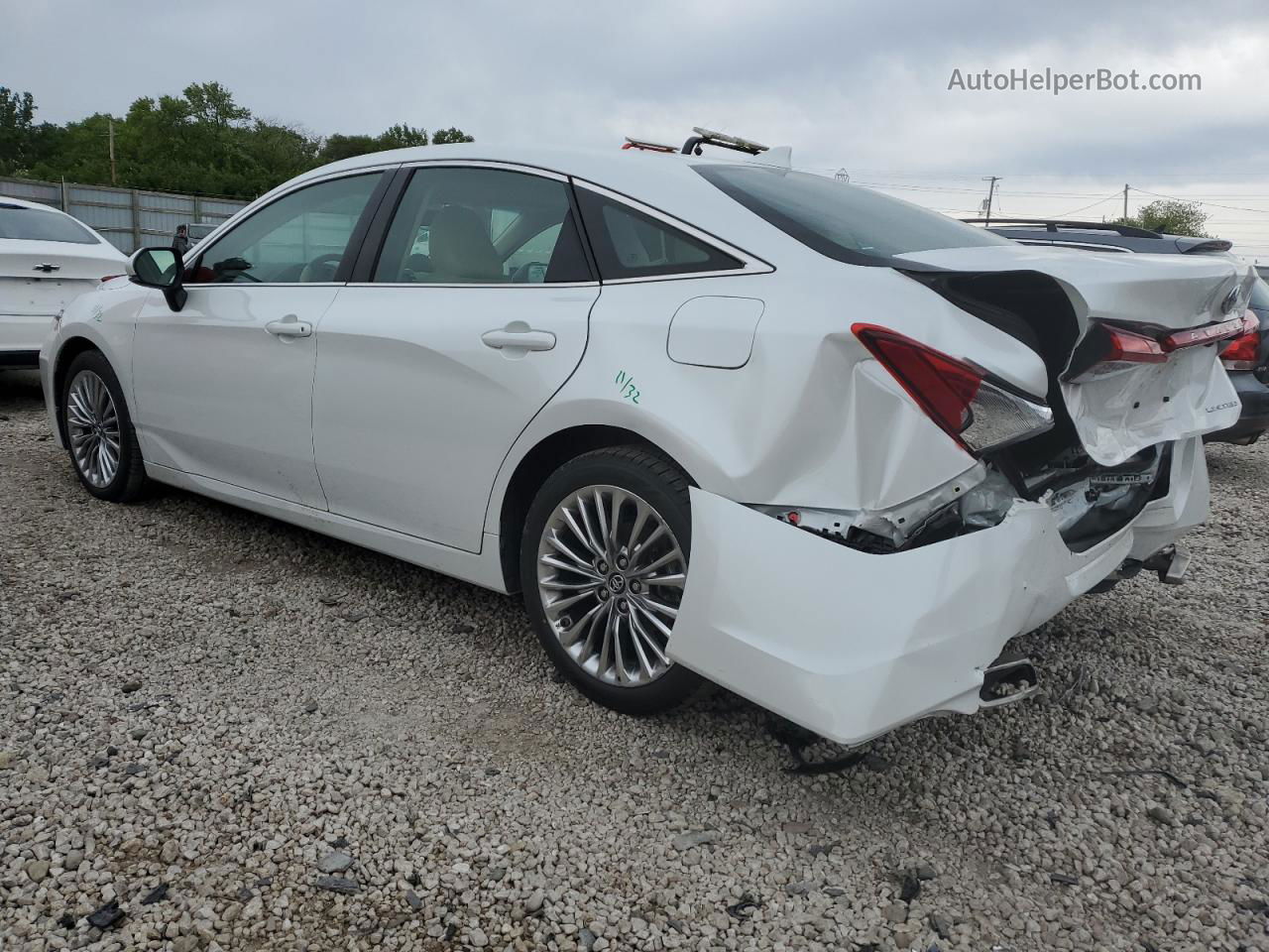 2019 Toyota Avalon Xle White vin: 4T1BZ1FBXKU020535