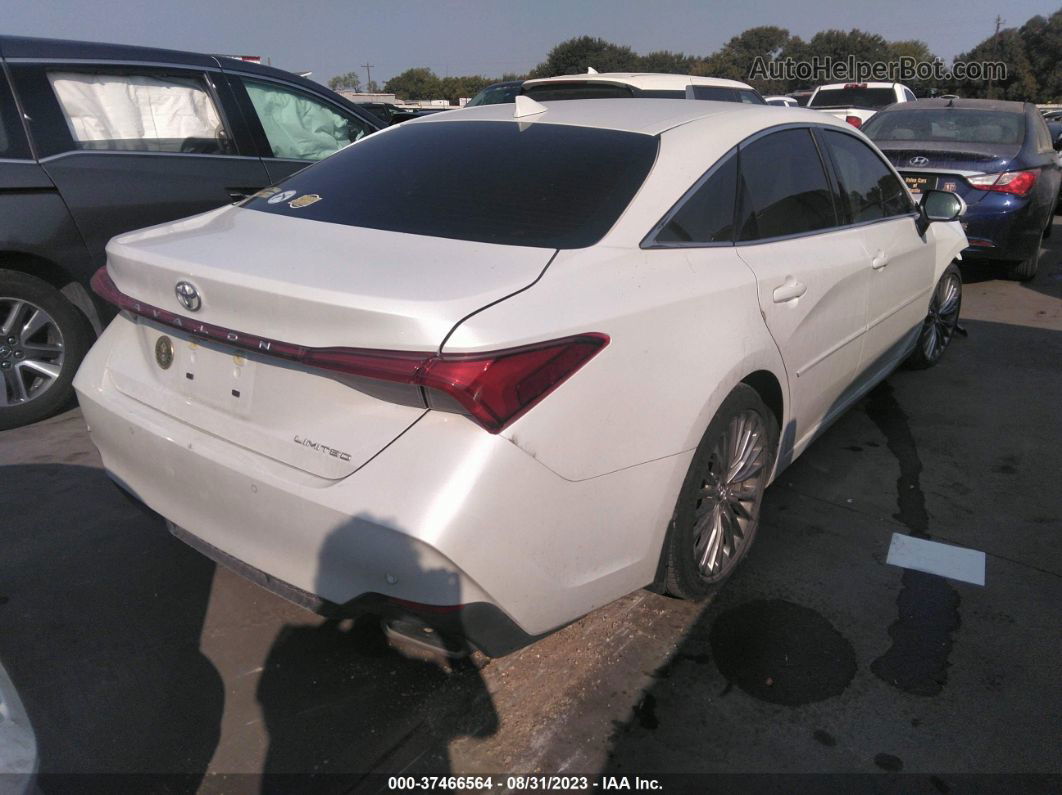 2019 Toyota Avalon Limited White vin: 4T1BZ1FBXKU033866