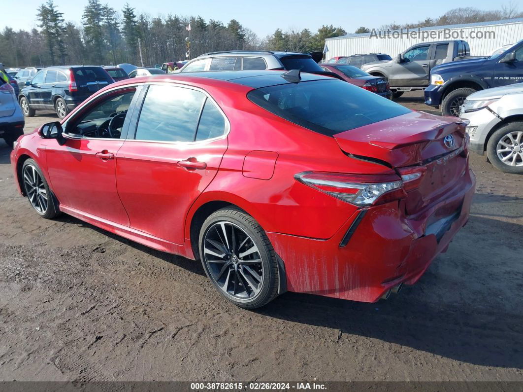 2019 Toyota Camry Xse V6 Red vin: 4T1BZ1HK0KU025563