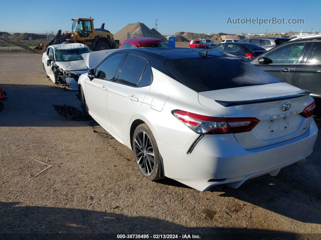 2019 Toyota Camry Xse V6 White vin: 4T1BZ1HK5KU022707