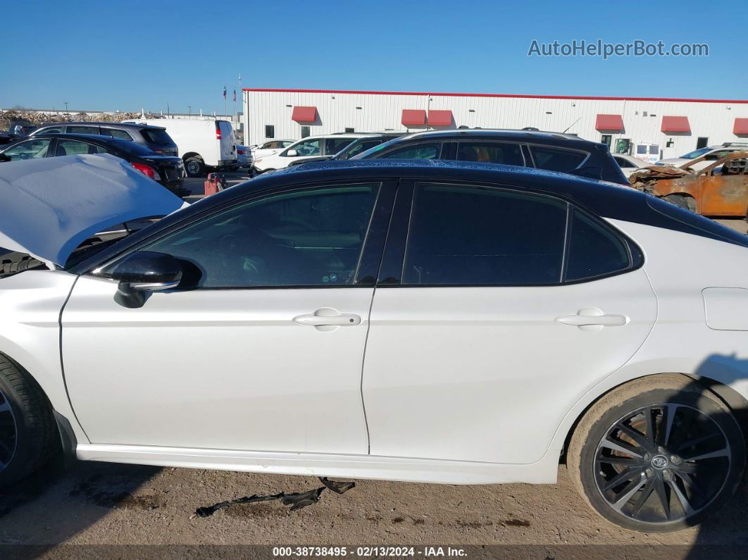 2019 Toyota Camry Xse V6 White vin: 4T1BZ1HK5KU022707