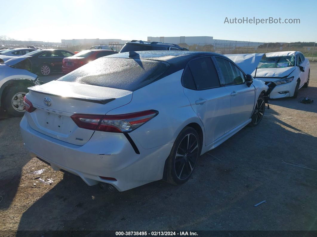 2019 Toyota Camry Xse V6 White vin: 4T1BZ1HK5KU022707