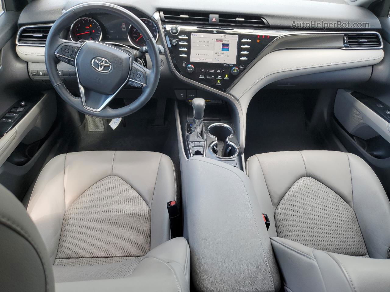 2019 Toyota Camry Xse White vin: 4T1BZ1HK6KU509270