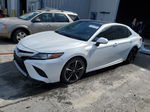 2019 Toyota Camry Xse White vin: 4T1BZ1HK6KU509270